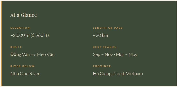 Ma Pi Leng Pass - Info
