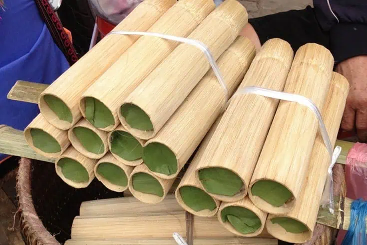 Com Lam (Bamboo Sticky Rice)