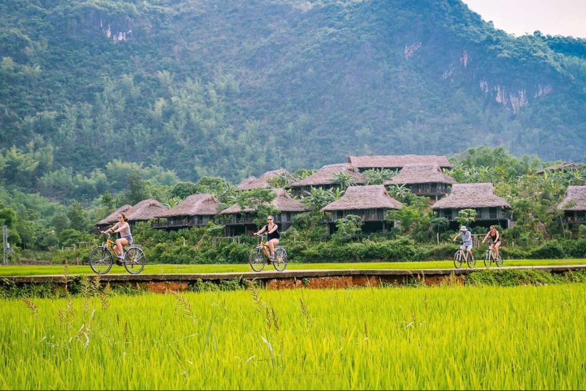Cycling Through Mai Chau Valley