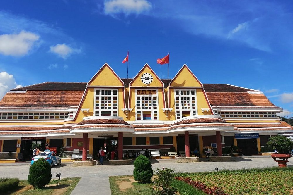 Take a train ride from Dalat Train Station to Trai Mat